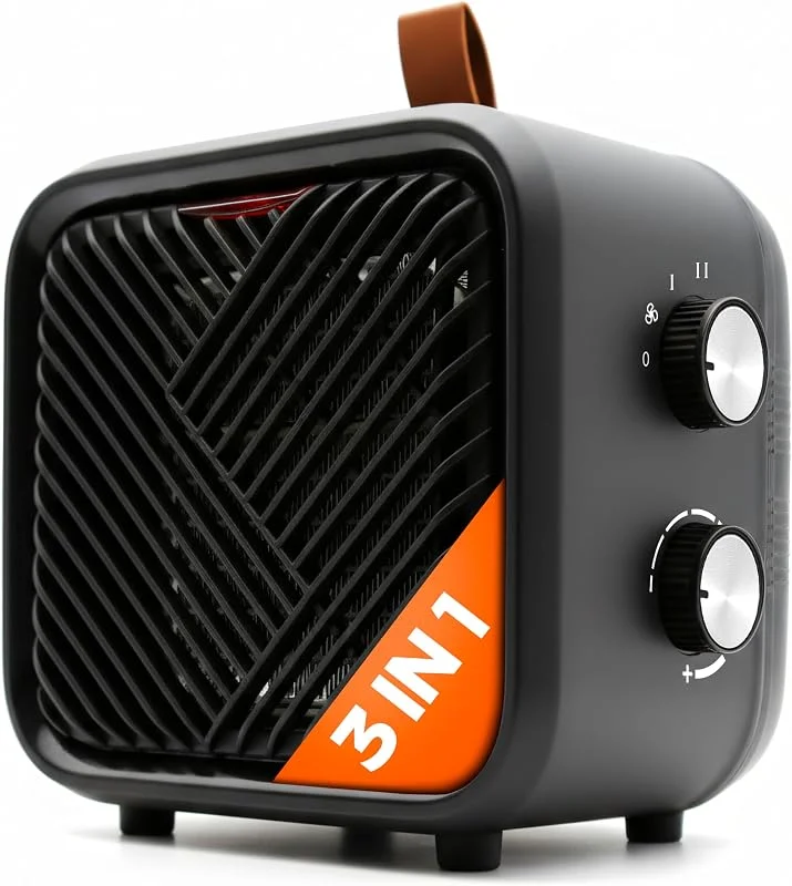 ONBEST Keramik Heizlüfter 3 in 1 1500 W mit Thermostat — Heizung Warmepumpe