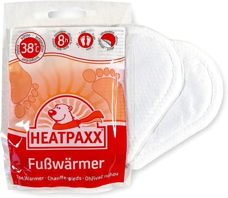 HeatPaxx Zehenwärmer 1 Paar – Selbstklebende Fußwärmer für Schuhe – 8 Std. Extra Warme Füße – Dünne Wärmepads Luftaktiviert – Ideal als Skischuhheizung, für Jagd & Winter Alltag — Heizkleidung