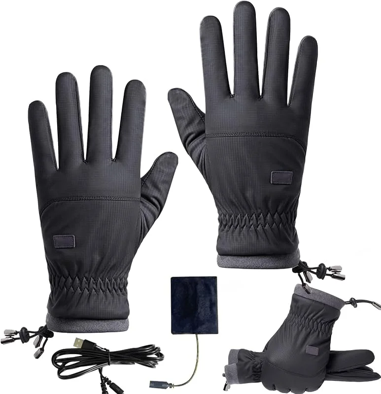 Generisch Heizhandschuhe Winddichte USB Heizhandschuhe Für Outdoor Sport — Heizkleidung