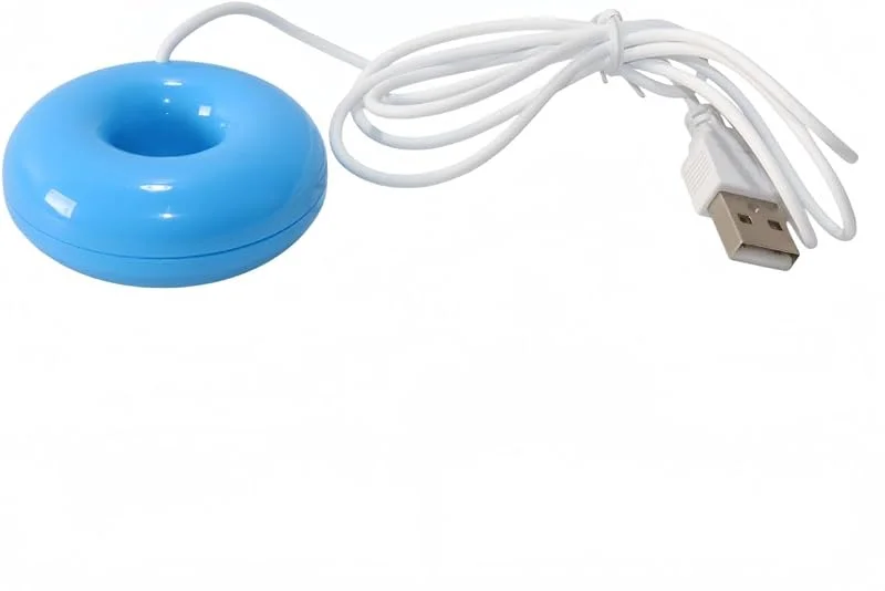 PLIXO Blauer tragbarer USB-Luftbefeuchter, Mi-NI Mist Spray Luftbefeuchter für Auto, Haus, Reisen, Schlafsaal