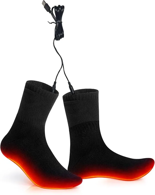 KEAGAN USB Beheizte Socken für Herren Damen, Elektrische Heizsocken — Heizkleidung