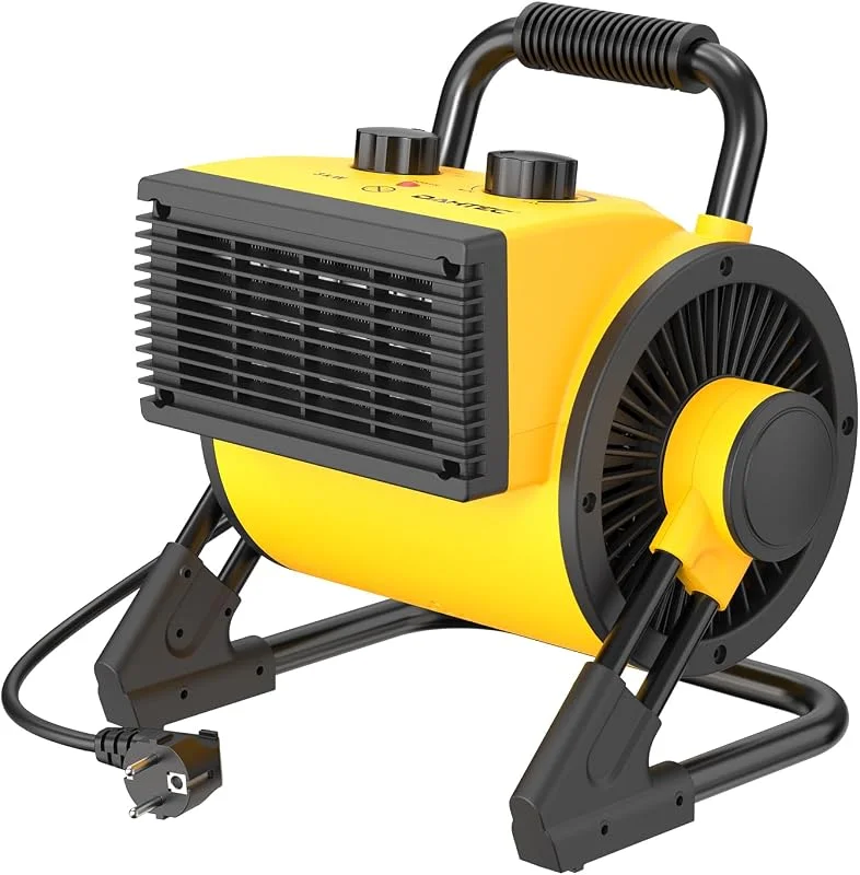 DAHTEC Keramik Heizlüfter 3000 W mit Thermostat Elektroheizer Frostwächter — Heizung Warmepumpe