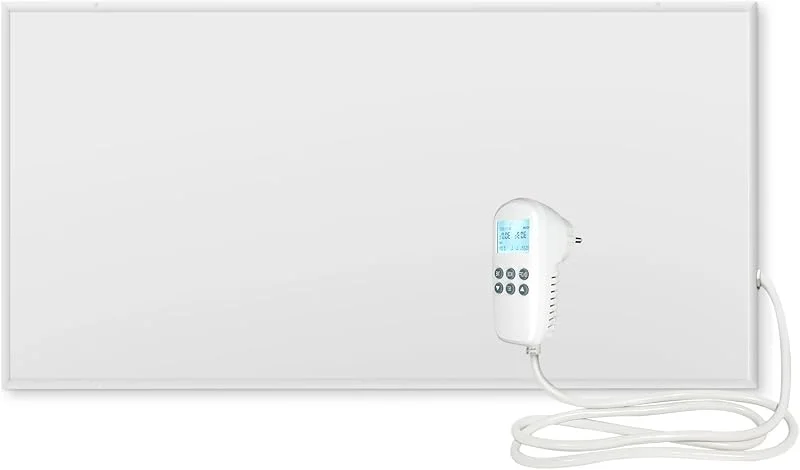 Infrarotheizung mit Thermostat - 700W - Infrarot Wandheizung - Wandmontage mit Überhitzungsschutz - Heizplatte Heizkörper Heizpaneel - 1220 * 620mm — Heizung Warmepumpe