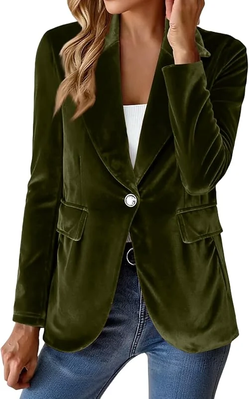 Blazer Damen Elegant Sportlich Übergangsjacke Damen Blazer Tailliert — Heizkleidung