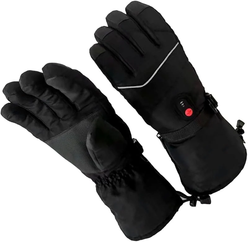iplusmile Beheizbare Handschuhe für Herren Elektrische Skihandschuhe aus Chinlon Schwarz 4.8 6v für Outdoor Aktivitäten und Wandern im Winter — Heizkleidung