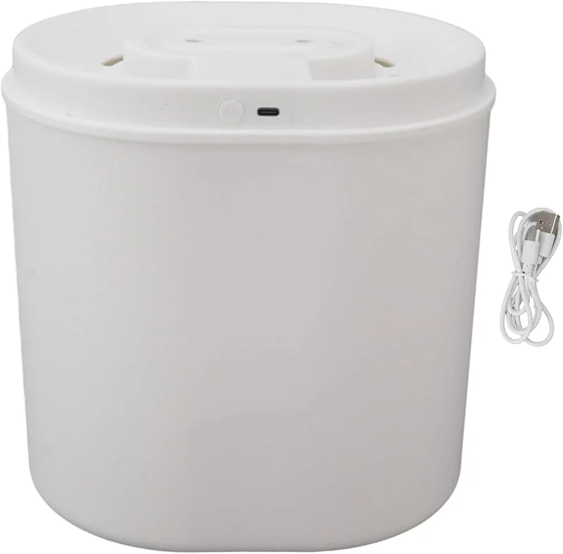 Qcwwy Schreibtisch-Luftbefeuchter, Leise, 6 L, Großes Fassungsvermögen, Doppelspray, USB-Plug-in-Luftbefeuchter für Schlafzimmer, Büro