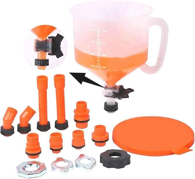 Kühlertrichterkit Trichter Zum Füllen Von Flaschen Allgemeine Ausstattung Für Jedes Fahrzeug Für Heizkörper Entlüftungs Kit — Heizung Warmepumpe