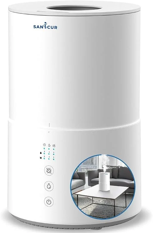 Luftdesinfizierer - Zersetzt Pollen, Bakterien, Viren & Gerüche – Luftreiniger ohne Chemie & HEPA-Filter – Luftsterilisation nur mit Wasser – Leise & Effektiv - Allergiker und Kinderzimmer — Luftbefeuchter