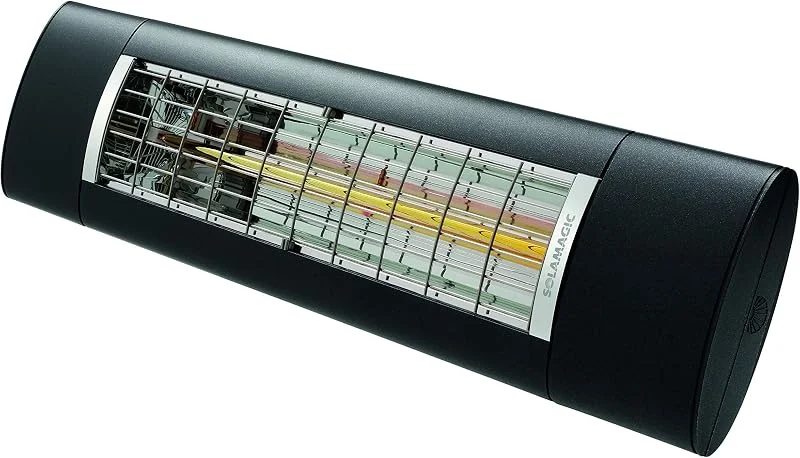 ETHERMA SOLAMAGIC® Infrarotstrahler S2, starker Outdoorstrahler mit 2500 W, Bluetooth-Steuerung, dimmbar, Maße (LxBxH): 866x200x92mm, Farbe: nano-anthrazit, SM-S2-2500BT-NA — Heizung Warmepumpe
