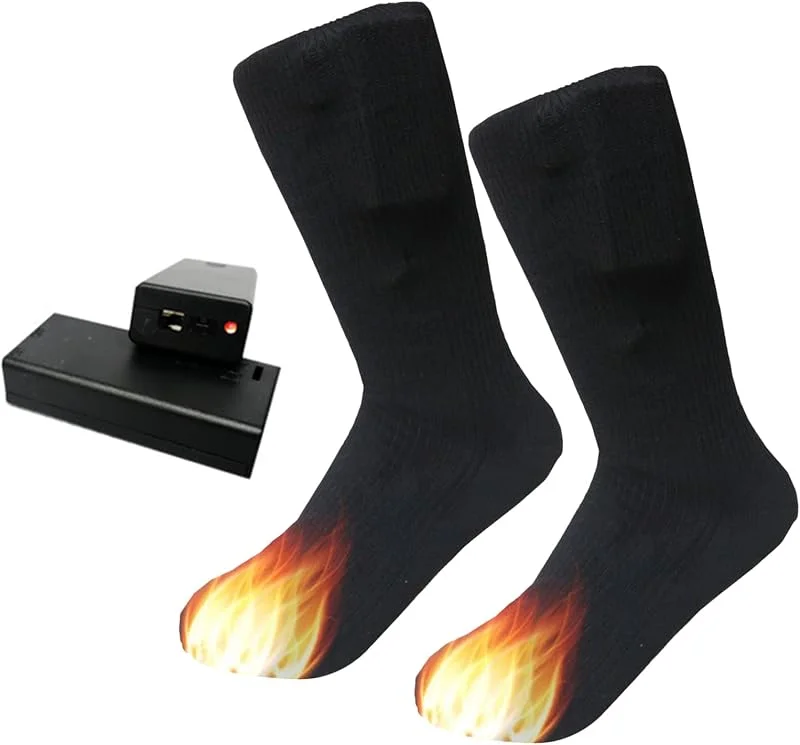 Beheizbare Socken für Damen Isolierend Wärmend Bequem Waschbar Elektrisch — Heizkleidung
