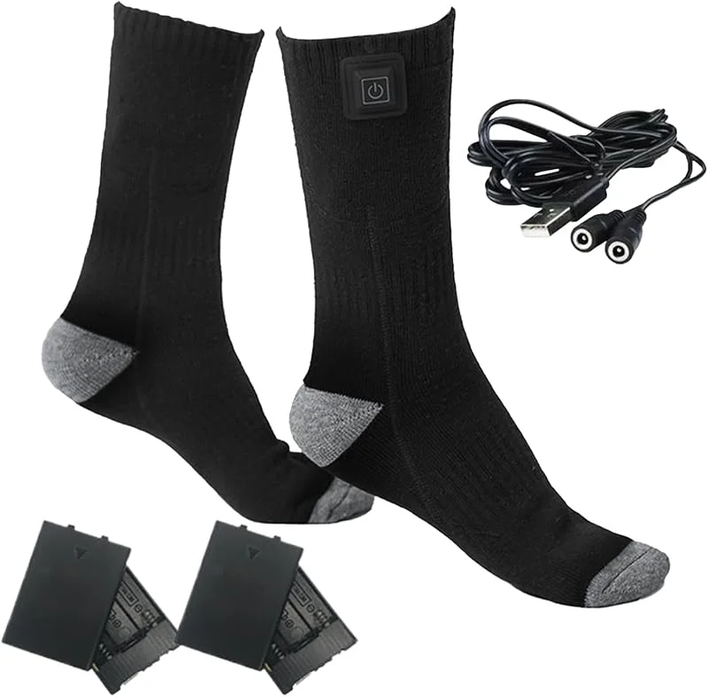 Batteriebeheizte Socken Sportzubehör Warm Waschbar Komfortabel — Heizkleidung