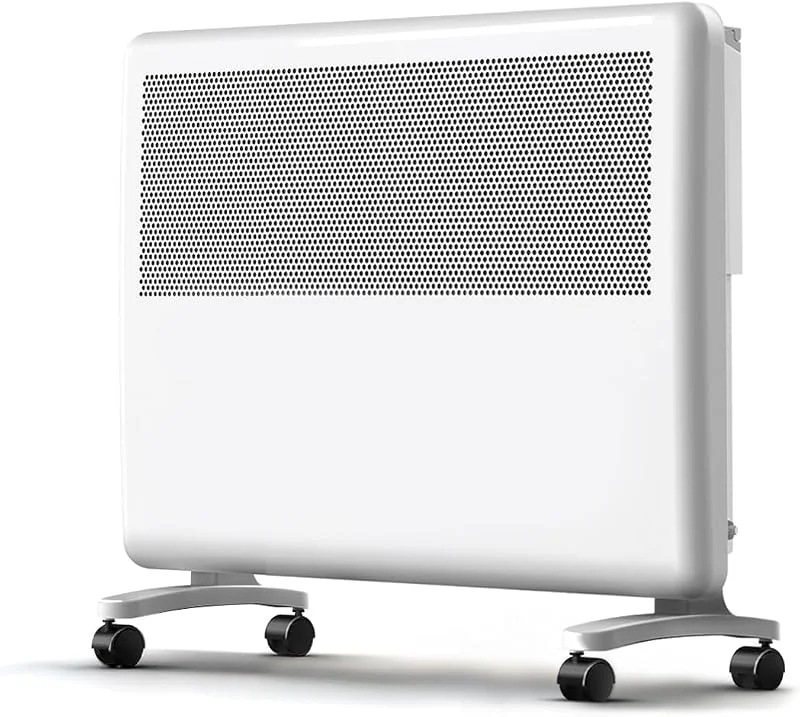 1000W Konvektor Heizung, TÜV-zertifiziert, Mobile Elektroheizung mit Rollen & Wandmontage, Frostwächter Heizlüfter, Für kleine Räume, Weiß — Heizung Warmepumpe