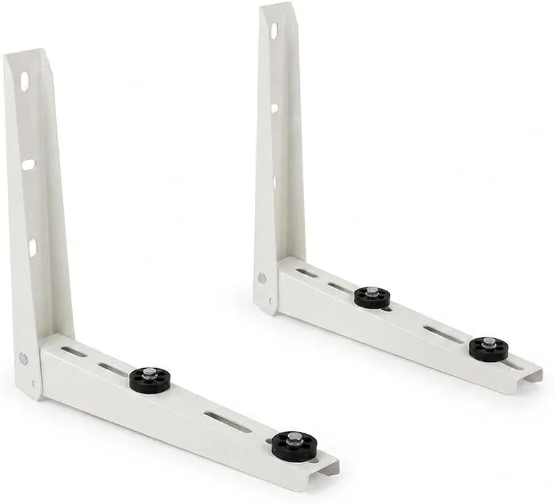 ENTALPIA Wandhalterung für Klimaanlage SU-450, Wandkonsole für Klimageräte, bis 120 Kg, inkl. Zubehör, für Split und Wärmepumpe, Höhe 420 mm, Armlänge 450mm — Heizung Warmepumpe