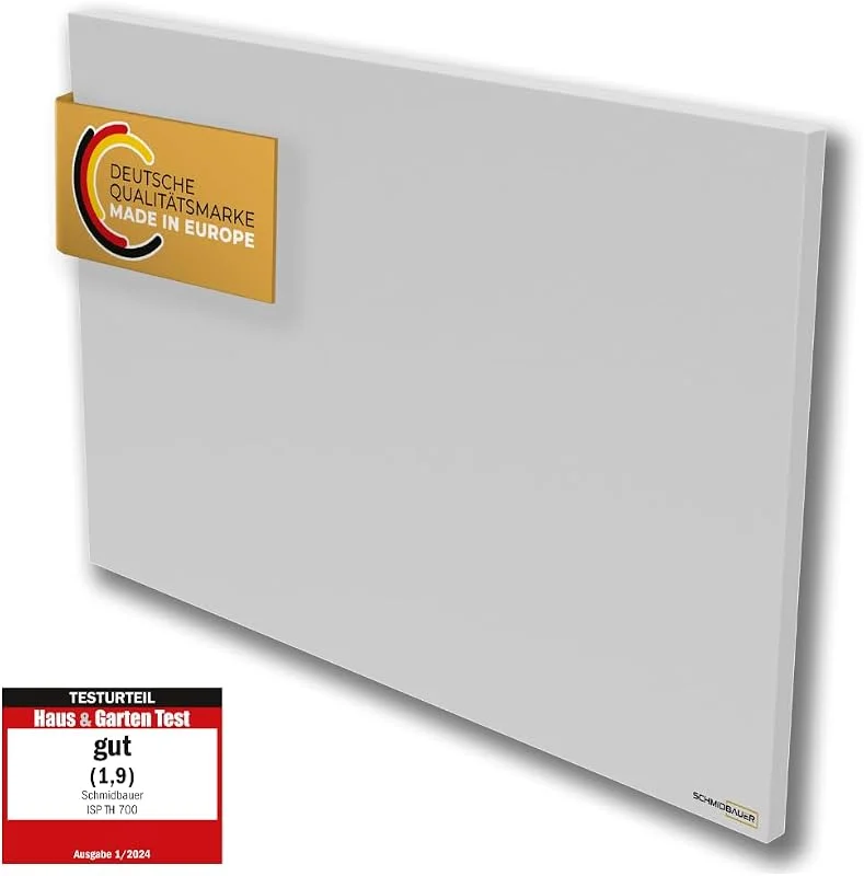 SCHMIDBAUER® Infrarotheizung 700 Watt bis 15 m² für Wand und Deckenmontage — Heizung Warmepumpe