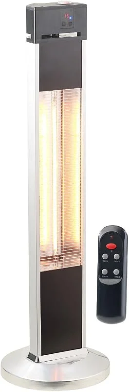 Semptec Urban Survival Technology Infrarot Heizstrahler: IR-Stand-Heizstrahler, Fernbedienung, Timer, 3-stufig, 2.000 W, IP34 (Infrarot Standheizstrahler, Terrassenheizstrahler, Ihr) — Heizung Warmepumpe