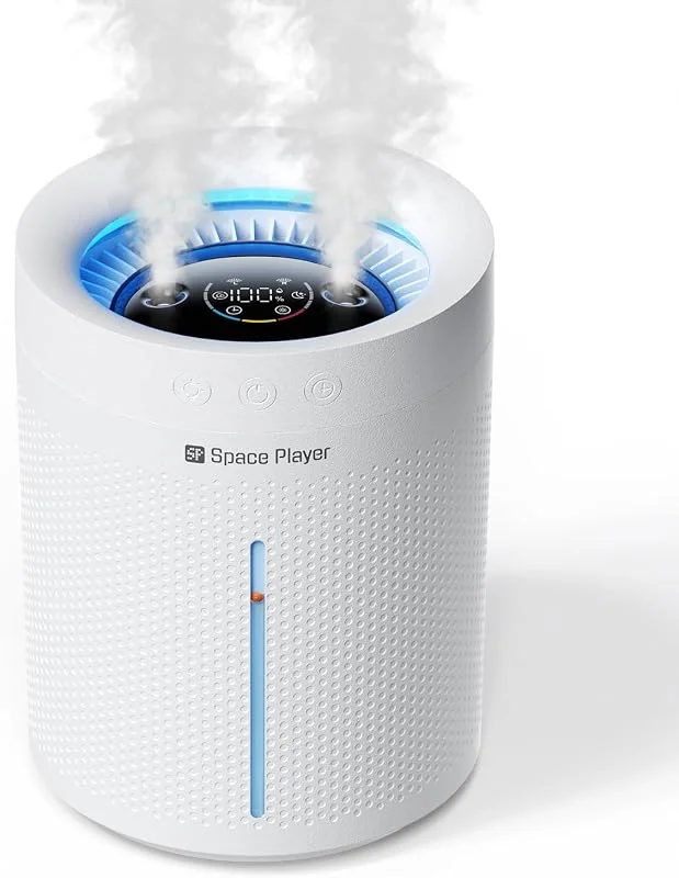 Space Player Luftbefeuchter 3L kabellos, 4000mAh, starker Nebel, 23dB leise