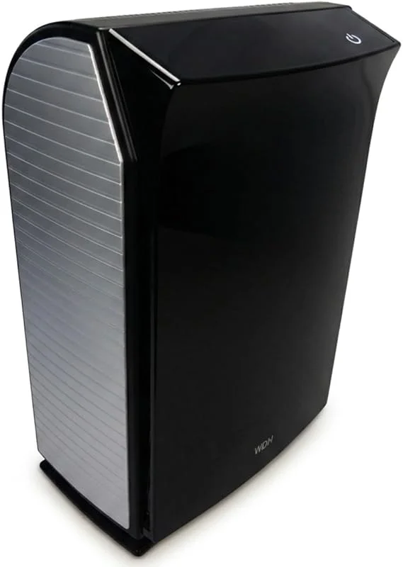 Aktobis WDH-C03 Luftreiniger HEPA-Filter & Aktiv-Kohle, 60 m², schwarz — Luftbefeuchter