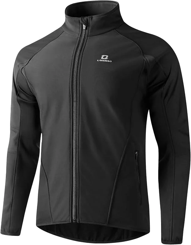 LAMEDA Fahrradjacke Herren Winter Warm Softshelljacke Wasserdicht Atmungsaktiv Winddicht Radjacke Laufjacke Thermo für Radfahren Sport Laufen Wandern — Heizkleidung