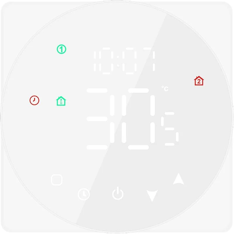 Irfora WiFi LCD Display Smart Temperatur Controller 5A Touchscreen Wasser Heizung Gerät Thermostat Wöchentlich Programmierbare APP Fernbedienung — Heizung Warmepumpe