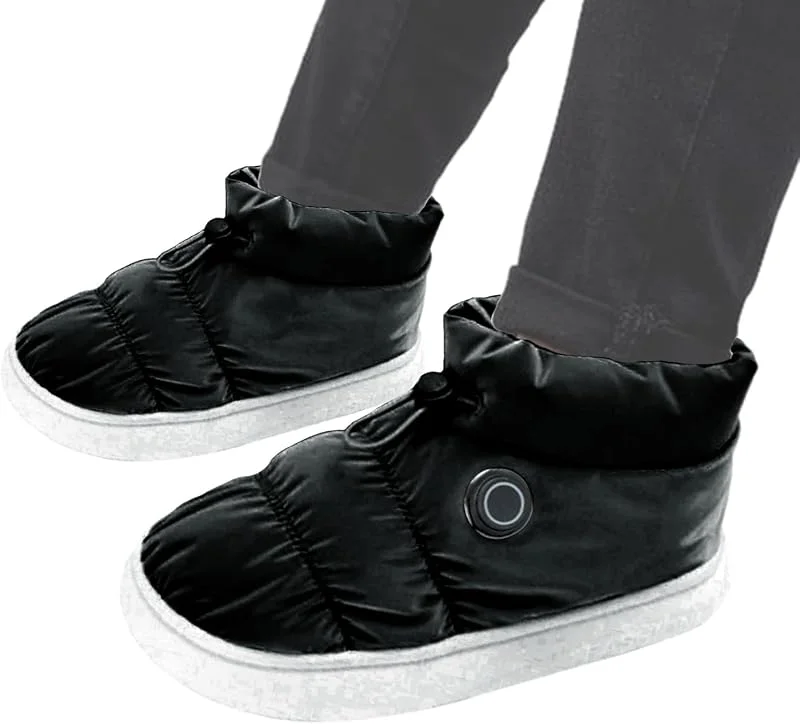 Heizschuhe, beheizbare Schuhe, elektrisch, wiederaufladbar, Unisex, wiederaufladbar, für Herren, wiederaufladbar, elektrische Fußwärmer, Thermoschuhe — Heizkleidung