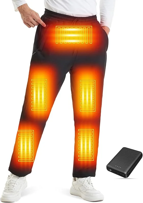 Beheizbare Hose Herren mit Powerbank USB & DC Dual Elektrische Heizhose — Heizkleidung