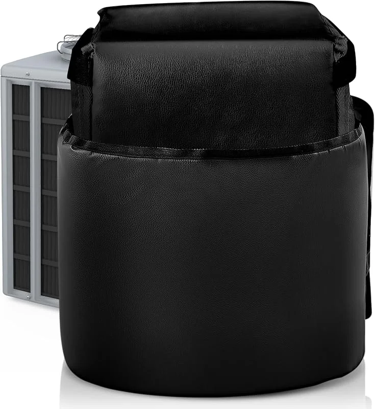 Pangda AC-Kompressor-Schalldecke, 30, 5 x 30, 5 x 48, 3 cm, Klimaanlagen-Geräuschreduzierung, Außeneinheit, Schalldämpfungsbarriere, wasserdicht, robuste Abdeckung für Außen-Wechselstrom-Einheit — Heizung Warmepumpe