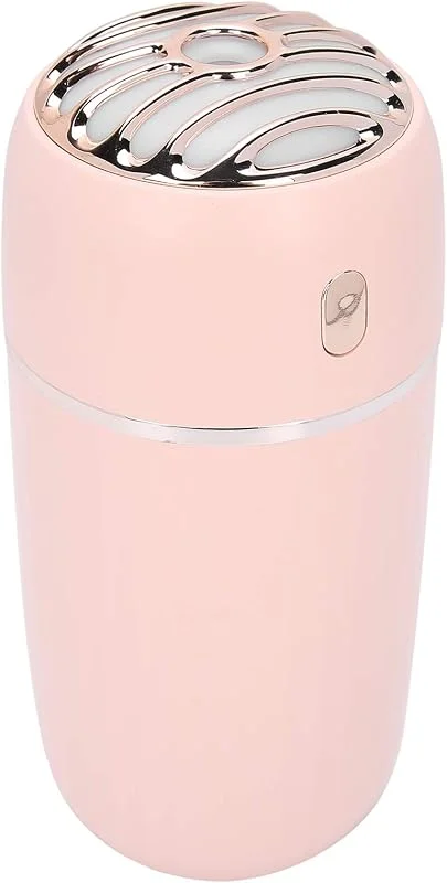 Mini-Nebelsprühgerät, Gesichtsfeuchtigkeitsspray, USB-Netzteil, Gesichtsstrom, Feuchtigkeitsspendendes Sprühgerät, 300 Ml, Luftbefeuchter, Hautpflege, Reisen, Körperpflege, (PINK)