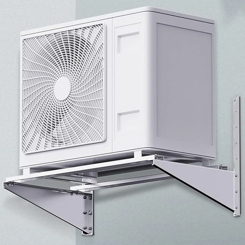 Robuste Außenwandhalterung (950x540 mm) für kanallose Klimaanlagen und Wärmepumpen - bietet eine stabile Unterstützung für Kondensatoren und ist ideal für den privaten und gewerblichen Einsa — Heizung Warmepumpe