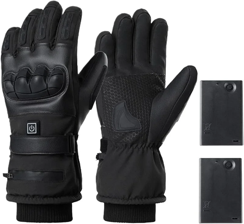 Beheizte Handschuhe für Herren 3 Stufen Thermo Windschutz Handwärmer — Heizkleidung