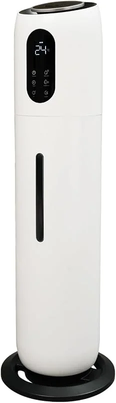 9L Luftbefeuchter mit Sterilisationsfunktion, 22x71cm Ultraschall Luftbefeuchter, Leise Raumbefeuchter für Schlafzimmer, Wohnzimmer, Arbeitszimmer