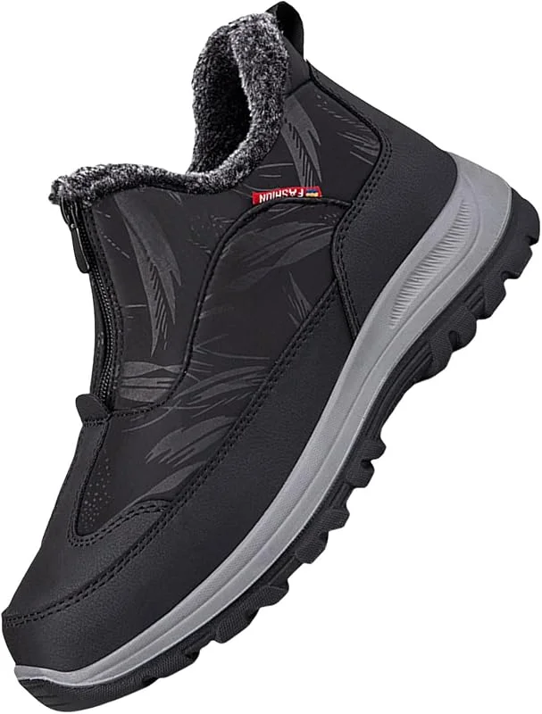 Herren Winterschuhe Plüsch Warme Baumwolle Schuhe Tragen und Anti Stiefel Fünf Finger Baumwolle Schuhe Outdoor Sportschuhe Männer und Frauen Wanderschuhe — Heizkleidung