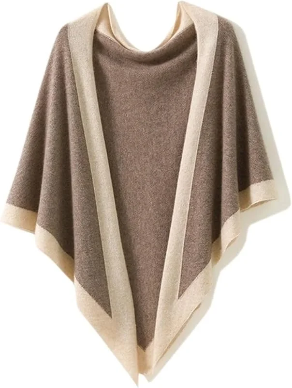 Schal Warmer Strickschal aus Kaschmir for Herbst und Winter, modische vielseitige, bequeme Strickjacke — Heizkleidung