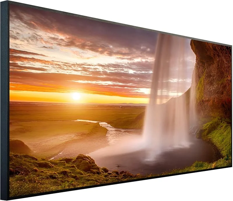 Infrarotheizung mit Bild, 750 Watt, 60x120 cm, Infrarot Heizung, , Made in Germany, d 40 Wasserfall — Heizung Warmepumpe