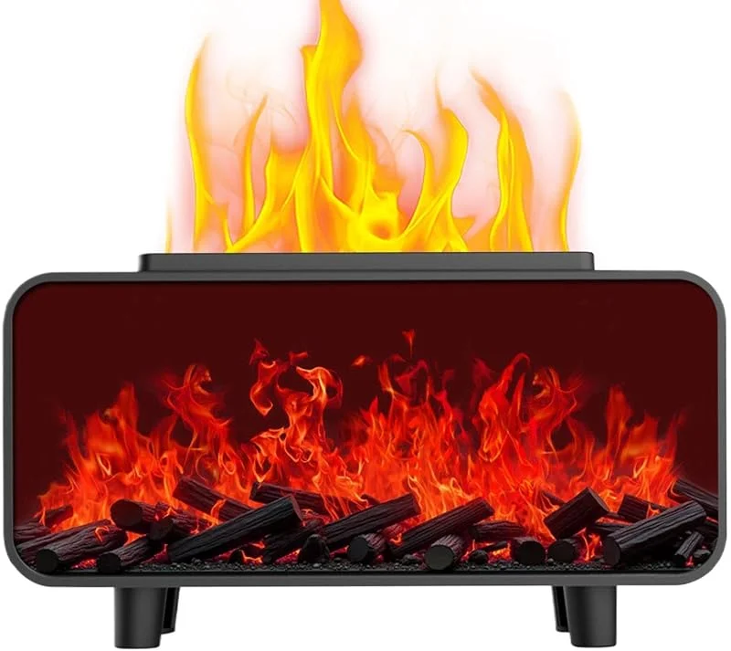 Flammendiffusor, 7 Farben, Aromatherapie-Duft-Tischbefeuchter — Luftbefeuchter