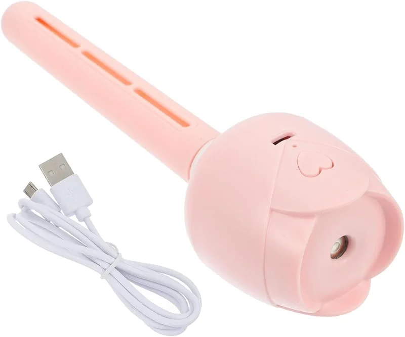 Kleiner Luftbefeuchter für Reise und Schlaf, Usb, 50ml, h, Rosa