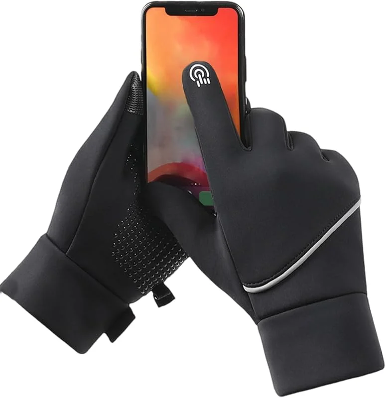 Thermo-Handschuhe für Damen, Thermo-Handschuhe, für den Winter, leicht, per USB wiederaufladbar, winddicht, Touchscreen, für Radfahren, Wandern, Laufen, Schnee, Fahren — Heizkleidung