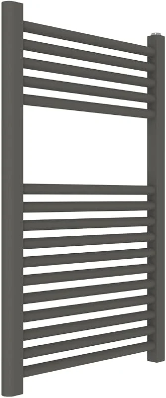 ERCOS Handtuchwärmer Badetuchwärmer Abmessungen 500x770 MM Heizkörper Quarz opak, 1, 2" Anschlüsse Lieferung mit Montagesatz — Heizung Warmepumpe