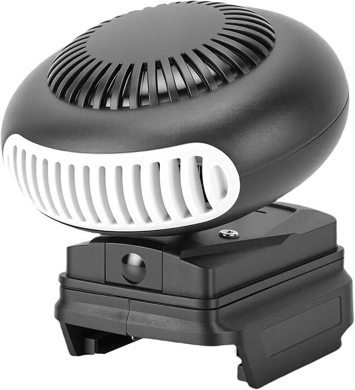 Irfora 200W Batteriebetriebener Heizlüfter, 360° Rotierend — Heizung Warmepumpe