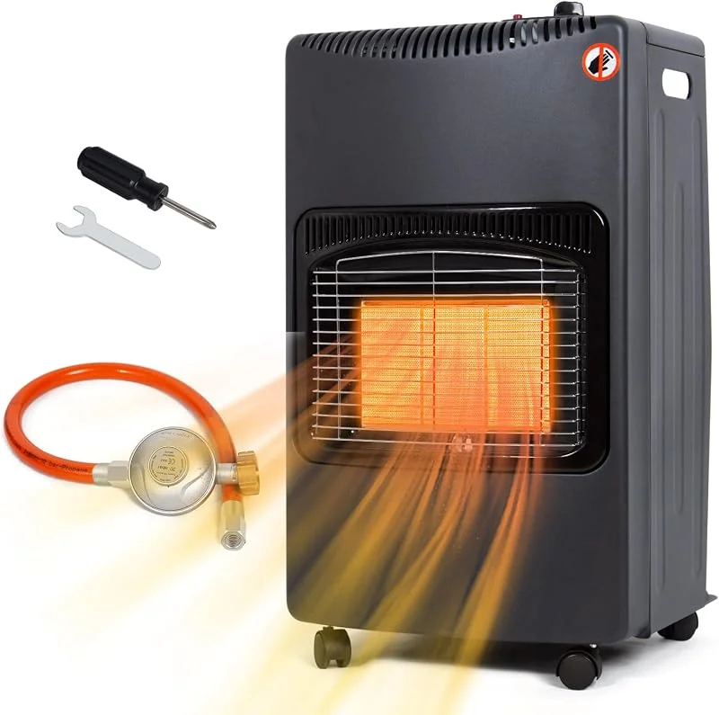 Todeco 4200 Watt Keramik Gasheizer Faltbarer Gasheizung Gasofen — Heizung Warmepumpe