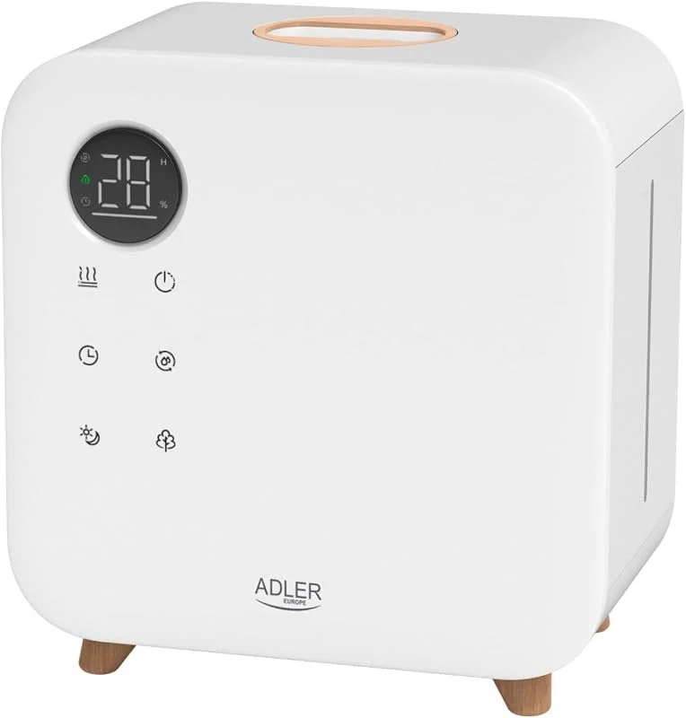 ADLER EUROPE Ultraschall-Luftbefeuchter 5.5Liter - Hygrostat 40–80% RH