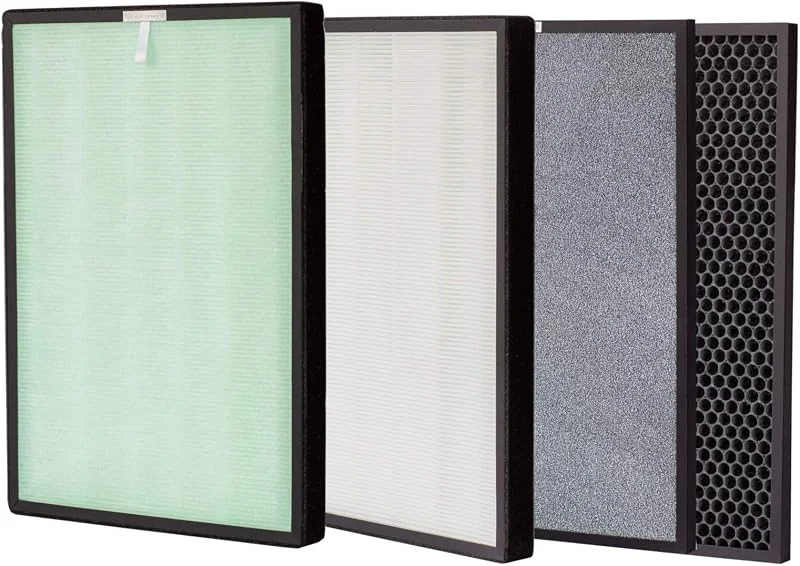 Comedes Ersatzfilterset für Lavaero 1000 (Bestehend aus antibakteriellem Vorfilter, Aktivkohlefilter, Katalysefilter und HEPA-Filter) — Luftbefeuchter