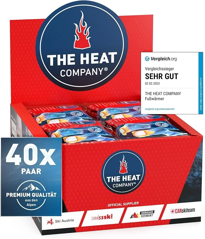 THE HEAT COMPANY Fußwärmer - EXTRA WARM - 8 Stunden warme Füße - klebend — Heizkleidung