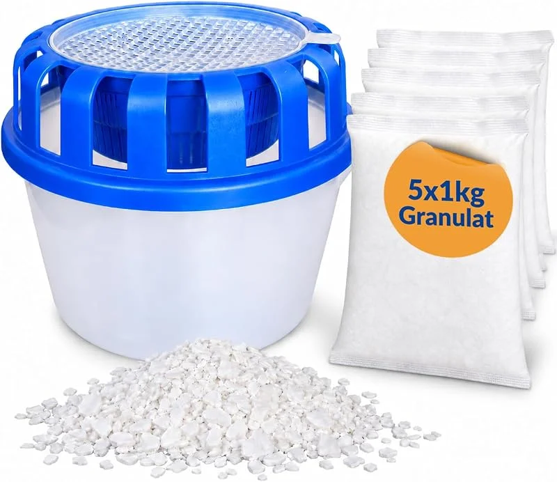 Bluecraft Luftentfeuchter Raumentfeuchter Box mit 5 kg Granulat ohne Strom — Luftbefeuchter
