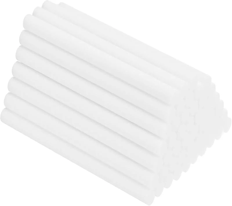 40 Stück weiße Luftbefeuchter-Wattestäbchen, Aromatherapie-Nachfüllpackungen, Baumwollfilter, Filter-Ersatzpatronen-Set für Büro- und Schlafzimmer-Luftbefeuchter und Aromatherapie-Diffusoren