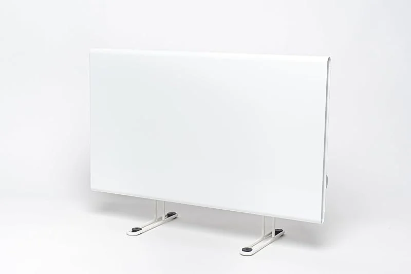 Adax Eco Basic Elektroheizung 1400 W mit Standfüßen, Thermostat, Weiß — Heizung Warmepumpe