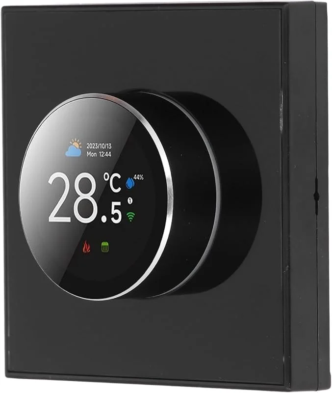WiFi Smart Thermostat Temperaturregler, Wöchentlich Programmierbare Tastensteuerung, Mobile App, Sprachsteuerung, Kompatibel mit Tuya App – für Warmwasserbereitung 3 A — Heizung Warmepumpe