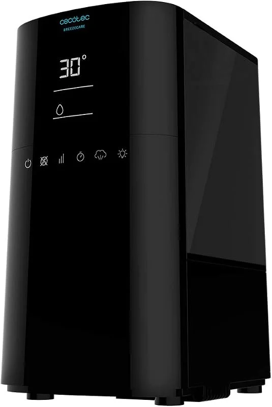 Cecotec BreezeCare 4000 Connected Luftbefeuchter, 6-Liter-Tank, 400 ml, h Befeuchtung, Wi-Fi-Steuerung, Plasma-Funktion, Abdeckung bis zu 40 m2, Touch-Steuerung