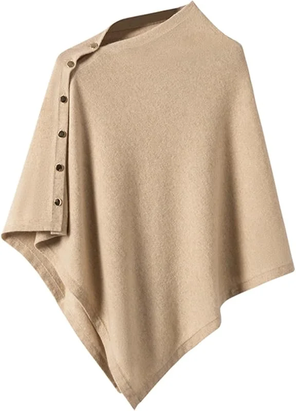 Schal Personalisierter unregelmäßiger Schalschal mit doppeltem Verwendungszweck, gestrickte Strickjacke, dreieckiger Umhang for Damen — Heizkleidung