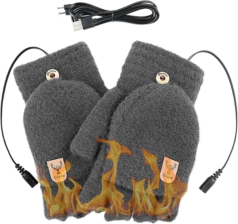 Beheizte Jagdhandschuhe Elektrische 5V USB Heizfunktion, Arbeit, Reise — Heizkleidung