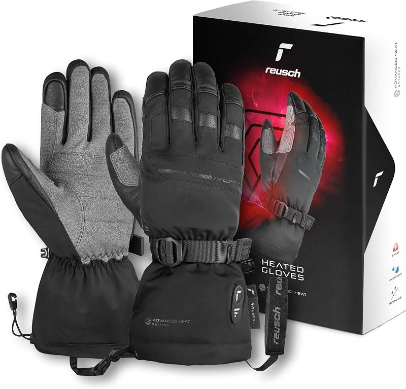 Reusch beheizbare Skihandschuhe für Herren & Damen, touchscreenfähig — Heizkleidung